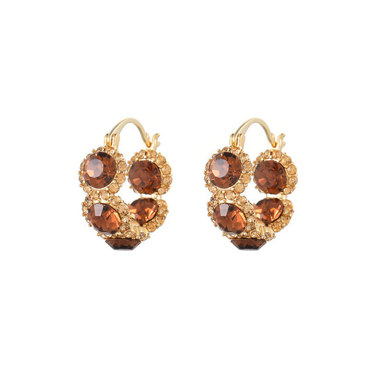 Glow Chronicle · Yellow Moissanite Pendant Earrings