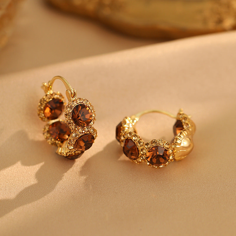 Glow Chronicle · Yellow Moissanite Pendant Earrings
