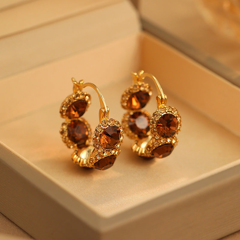 Glow Chronicle · Yellow Moissanite Pendant Earrings